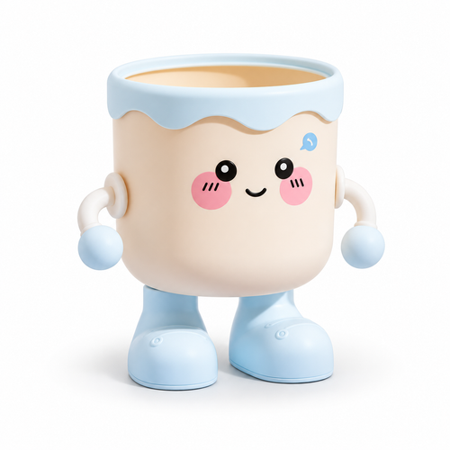 Cute desktop trash can, mini high-value desk, dining table, bedroom, bed, small household trash storage box
