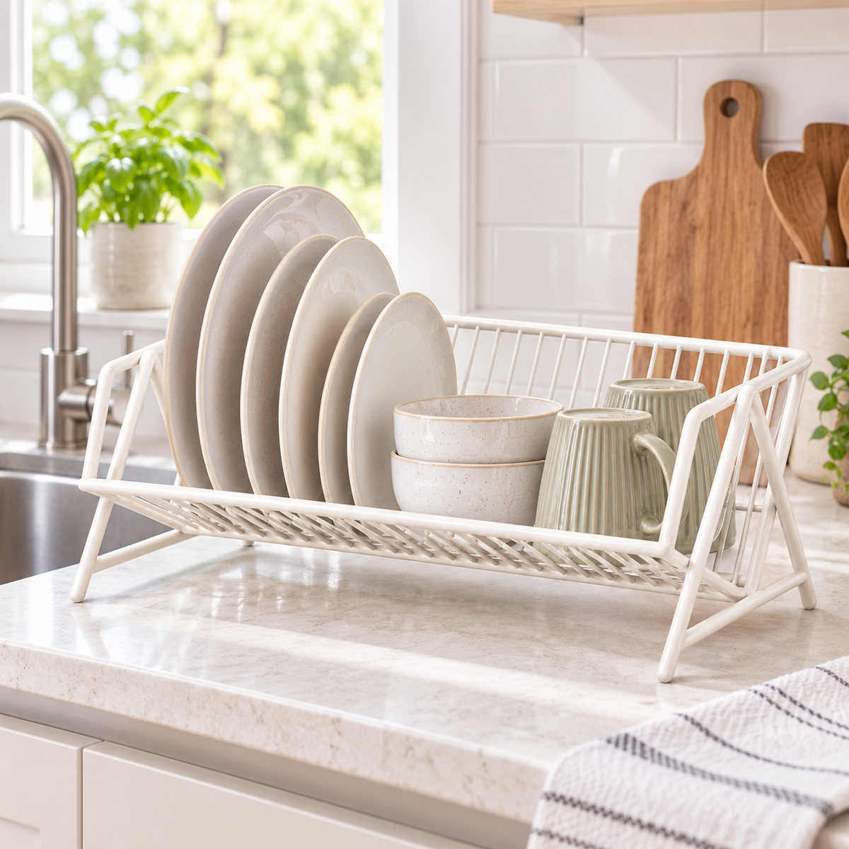Kitchen household tableware cabinet dish rack