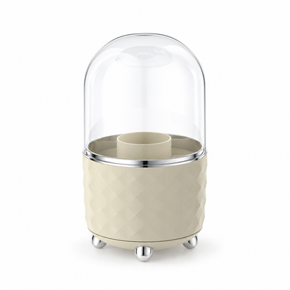 Makeup brush storage box rotating desktop
