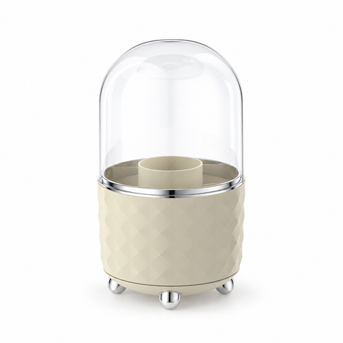Makeup brush storage box rotating desktop