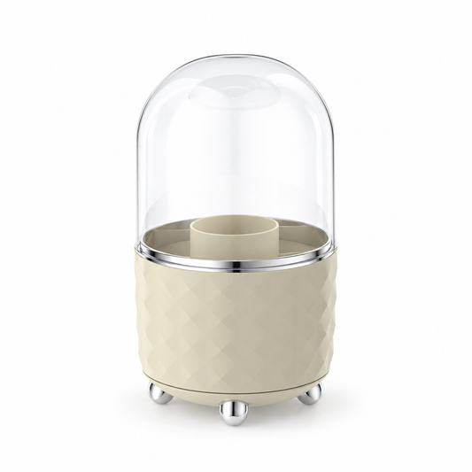 Makeup brush storage box rotating desktop